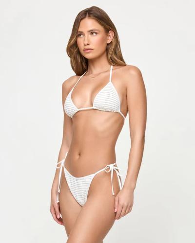LEVY BIKINI BOTTOM LUREX STRIPE